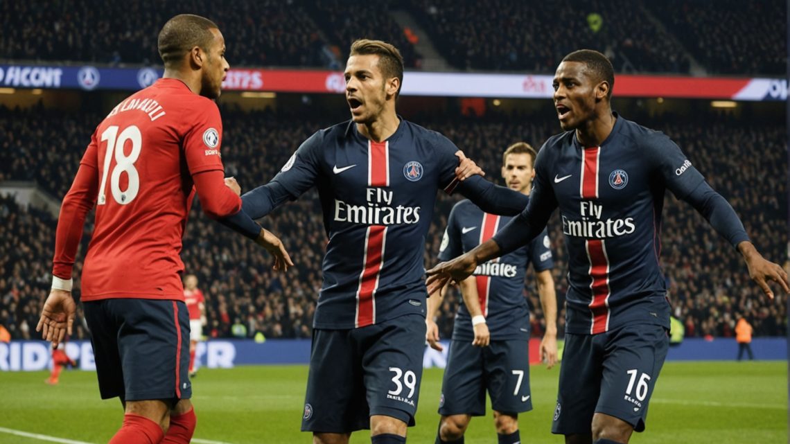 Match de foot Paris Saint Germain vs Monaco du 12/12 au Parc des Princes